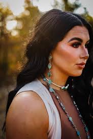 5 Stone Navajo Turquoise Sterling Silver Dangle Earrings Signed Jacqueline  Silver