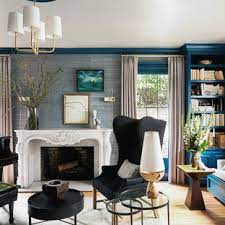 The largest collection of interior design and decorating ideas on the internet, including kitchens and bathrooms. 75 Beautiful Traditional Living Room With Blue Walls Pictures Ideas August 2021 Houzz