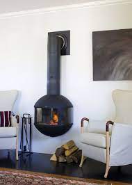 Browse relevant sites & find freestanding fireplace. 8 Fantastic Freestanding Fireplaces To Warm Any Room Freestanding Fireplace Small Fireplace Beach Style Living Room