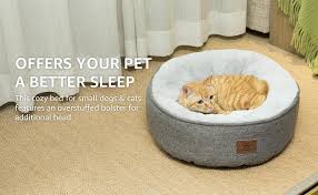 A calming bed will not only ensure maximum comfort for your dog but will also keep him happy and. Cat Beds For Indoor Cats Small Dog Bed Cuddler Dog Bed Calming Dog Bed Donut Soft Anxiety Cozy Pet Bed Puppy Beds For Prices Pet Corner