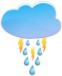 Cloud Rain And Thunder Weather Icon Png Clip Art Rain And Thunder Clip Art Thunder Weather