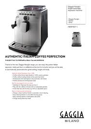 The gaggia manual espresso machines offer the possibility to use paper pods. Gaggia Hd8749 11 Naviglio Deluxe Coffee Machine 1850 W 15 Bar Silver Bean To Cup Coffee Machines Home Kitchen Umoonproductions Com