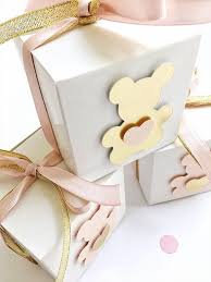 Teddy Bear Favor Boxes Rose Blush Gold Girl 1st Birthday Etsy In 2020 Baby Shower Gift Favors Girl Birthday Decorations Rose Gold Baby Shower