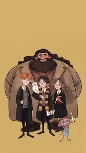 Hagrid And The Golden Trio Wallpaper On We Heart It Download all photos and use them even for commercial projects. hagrid and the golden trio wallpaper on