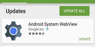 Now update just chrome and android system webview app to fix the download issue. Como Habilitar Android System Webview Parada Creativa