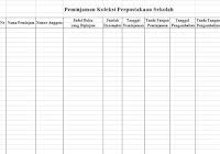 Perpanjangan waktu peminjaman hanya diberikan waktu maksimal 1 hari dari. Contoh Buku Kunjungan Harian Perpustakaan Sederhana Tinta Pustakawan