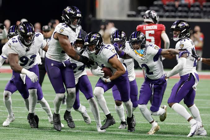 Ravens win in overtime as star Kyle Hamilton picks off Falcons - The Banner