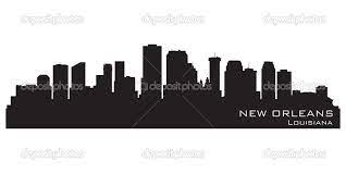New Orleans Louisiana Skyline Detailed Vector Silhouette New Orleans Skyline New Orleans Louisiana