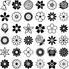 Flower Icons Royalty Free Stock Vector Art Flower Icons Flower Drawing Flower Doodles