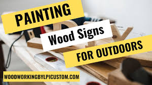Sealing vinyl on signs is so important, especially if those signs are going outside. Paint For Outdoor Wood Signs What Kind Do You Use Woodworking By Lpi Custom