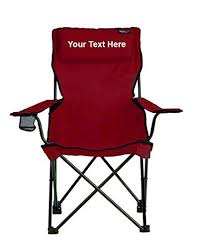 Introducing Personalized Embroidered Classic Bubba Hiback Quad Chair Red Great Product And Follow Us Personalized Embroidered Camping Furniture Camping Chairs