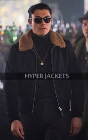 Charlie hunnam behind the scenes movie interview | screenslam. The Gentlemen Henry Golding Dry Eye Black Jacket Celebrity Jackets Henry Golding Dry Eyes