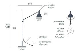 Alle preisangaben in eur inkl. Lumini Bauhaus 90 F Led Stehleuchten Im Designleuchten Shop Wunschlicht Online Kaufen