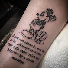 Small If You Can Dream It You Can Do It Tattoo Nessuna Descrizione Della Foto Disponibile Disney Tattoos Mickey Mouse Tattoos Mickey Tattoo