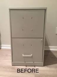 Boring filing cabinets be gone! Easy Filing Cabinet Makeover