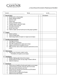 Hotel Inspection Checklist Template Ceansin Me