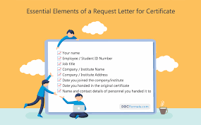 If the internship falls under an nus internship programme, the respective offices would issue an internship support letter. Request Letter For Certificate Format Sample Letters