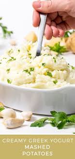 Creamy Greek Yogurt Mashed Potatoes Recipe Greek Yogurt Recipes Healthy Greek Yogurt Recipes Yogurt Recipes Dinner