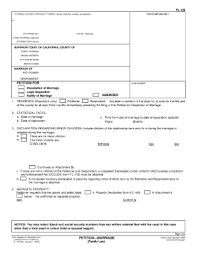17 Printable Divorce Papers California Forms And Templates Fillable Samples In Pdf Word To Download Pdffiller