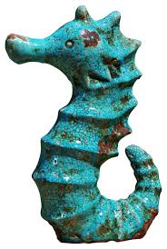 Seepferdchen Deko Dekoideen In Meer Optik Seepferdchen Gartenfiguren Pferd