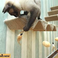 For cats who like to scratch vertical surfaces!!!! Big Nose Wall Mounted Cat Scratching Post Hauspanther
