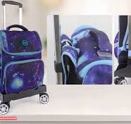 Amazon.com: Carrito de mochila con ruedas, carretilla de mano plegable de  aleación de aluminio con base de protector de bordes, 4 ruedas giratorias,  ...