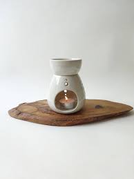 Essential Oil Burner Handmade Ceramic White Essential Oil Diffuser Aromatherapy In 2020 Essential Oil Burner Oil Burners Handmade Ceramics