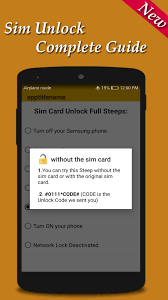 Official iphone unlock · 2. Sim Unlock Complete Guide For Android Apk Download