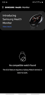 Unfortunately, you may need hardware service from samsung experience store (if there is one around you) did you press in the middle , also click on trick's(astuces) it shows how it works. Downloaded The Ecg In The Wearable App Today Anyone Else Getting This I Ve Got A Gw3 Lte For Reference Galaxywatch