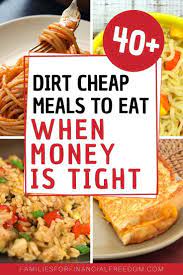 47 Dirt Cheap Meals (2 Week Meal Plan): Eat For As Little As $1 A Day! -  Families For Financial Freedom