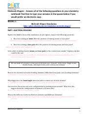 We realize it from search engine statistics such as adwords or google trends. Phet Molecule Shapes Student Handout Molecule Shapes U2013 Answer All Of The Following Questions In Your Chemistry Notebook Feel Free To Type Your Course Hero