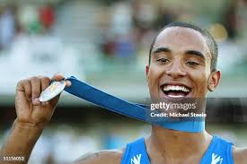 John Thornell of Australia in action during the mens Long Jump Final...  News Photo