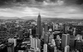All pictures in full hd specially for desktop pc, android or iphone. City Petronas Towers Monochrome Kuala Lumpur Aerial View Wallpapers Hd Desktop And Mobile Backgrounds
