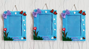Bingkai foto akrilik nggak sekedar stylish transparansi dari akrilik juga bisa memberikan tampilan efek melayang pada foto atau artwork yang kamu pajang di sana. Bingkai Foto Dari Kardus Kain Flanel Diy Easy Photo Frame Youtube