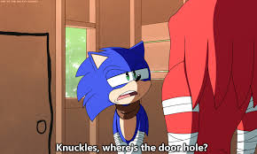 Knuckles, where's the door hole? | Sonic the Hedgehog | Know Your Meme