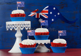 15 minuten in der form stehen lassen, dann auf einem rost auskühlen lassen. Australien Tageskleine Kuchen Stockbild Bild Von Aufbereitet Unten 48651767