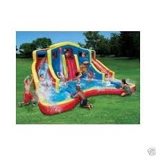 Inflatable Water Slide Bounce House Swimming Pool Bouncer Jumper Party Kids Play Water Slide Bounce House Inflatable Water Slide Bounce House