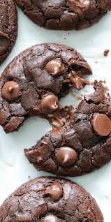 Double Chocolate Cookies Video Simply Home Cooked Chocolate Fudge Cookies Double Chocolate Chip Cookie Recipe Chocolate Cookie Recipes