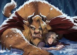Beauty And The Beast Au Louka And August An Art Print By Viera Boudreau Inprnt