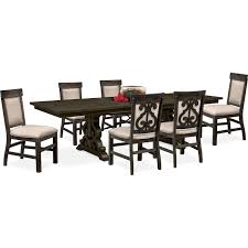 Charthouse Rectangular Dining Table And 6 Upholstered Side Chairs