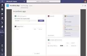 Microsoft Teams Gets An Incentives App That Helps Users Stay Engaged And Motivated In 2020 Microsoft Incentive App Interface