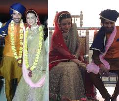 Sanaya Irani And Mohit Sehgal Celebrity Wedding Weddingsutra Celebrity Weddings Sanaya Irani Wedding Wine Colored Dresses