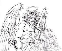 Welcome to coloringpages101.com site with free coloring pages for kids on this site. Broly Super Saiyajin Angel Dragon Ball Z Kids Coloring Pages