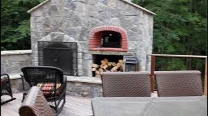 Serving the gulf coast since 1998. Outdoor Kitchen And Stone Fireplace With Pizza Oven Built Into This Deck Youtube