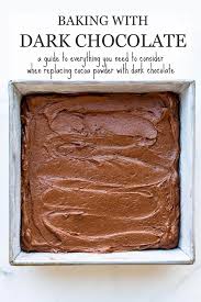 Most older recipes will call for just cocoa. check the leavening to decide which to use. How To Substitute For Cocoa Powder With Dark Chocolate Kitchen Heals Soulkitchen Heals Soul