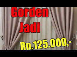 Kualitas dan pengalaman yang membuat berbeda. Gorden Jadi Harga Murah Minimalist Semi Blackout Youtube