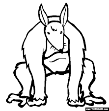 Click on any of the animal pictures to start coloring. Silly Animals Online Coloring Pages