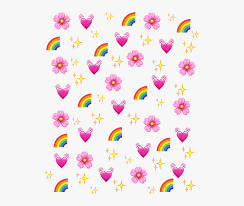 This combination is pleasing to the eye and you can look at it endlessly. Rainbow Heart Emoji Background Freetoedit Heart Emoji Background Picsart Hd Png Download Transparent Png Image Pngitem