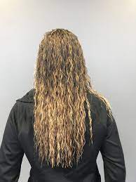 She kept complaining that it felt a little funny, different from any time she's had it done in the past. Braided Perm After Braidedperm Perm Longhair Hair Braid Long Hair Styles Braids Hair