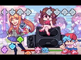Ruv x sarvente pop it fnf animation compilation Friday Night Funkin Monika Play Online
